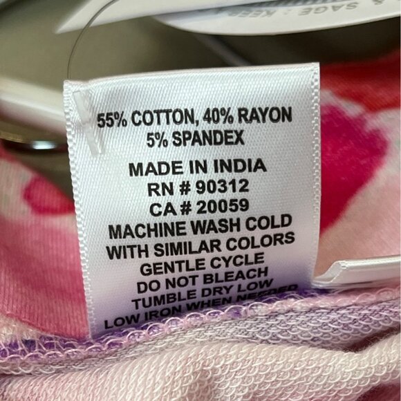 Parsley & Sage Womens V-Neck Floral Print Top Shirt Sz M - New - Picture 6 of 7